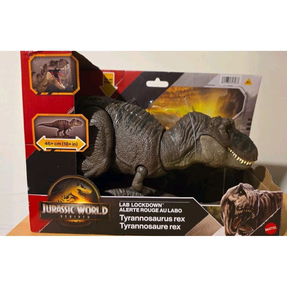 Jurassic World Rebirth Lab Lockdown Tyrannosaurus Rex Dinosaur T-Rex Figure
